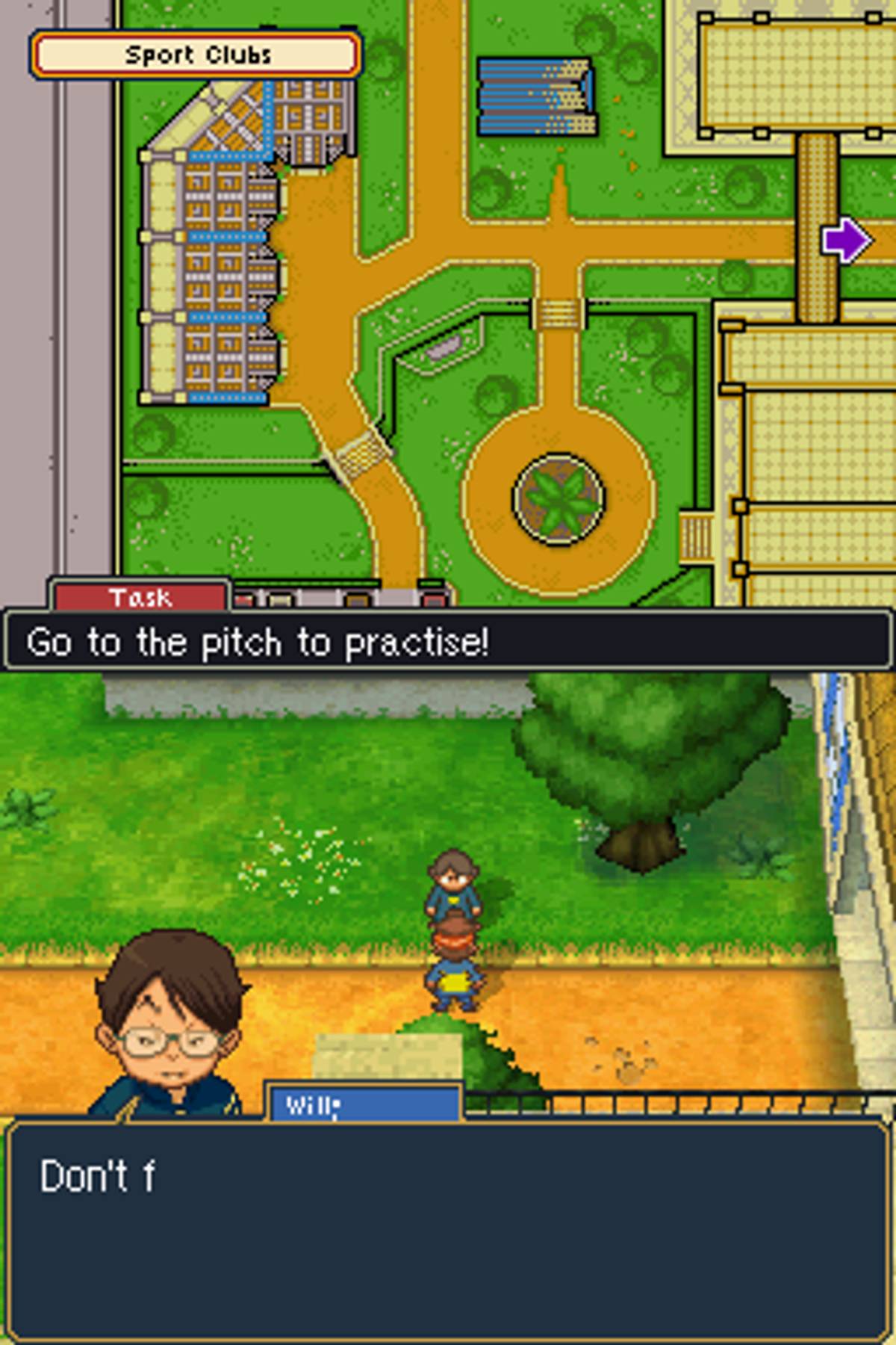 Inazuma Eleven ROM - NDS screenshot 8