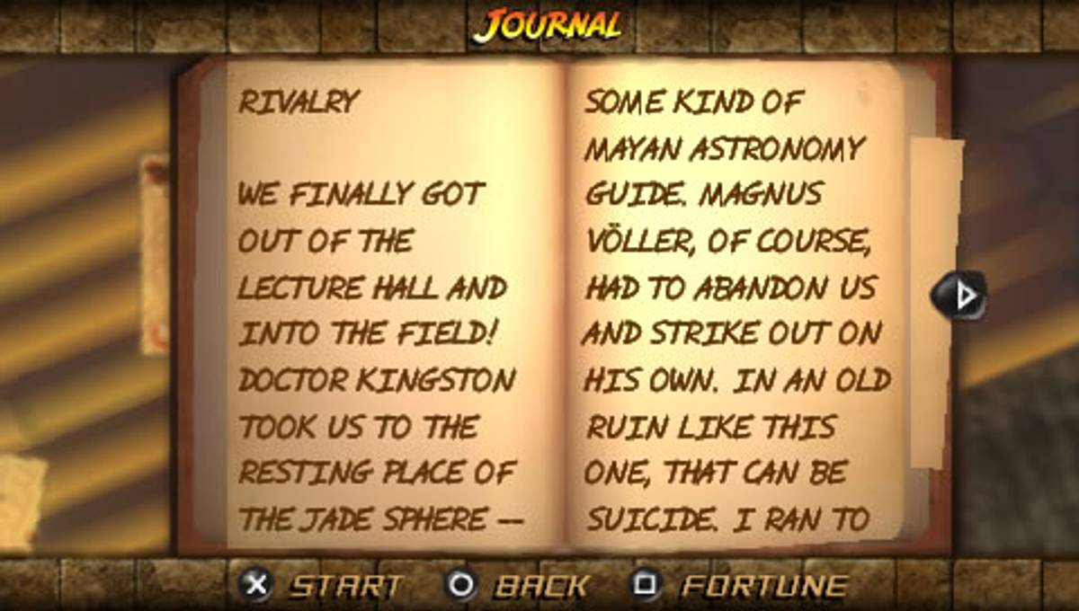 Indiana Jones and the Staff of Kings ISO - PSP screenshot 2