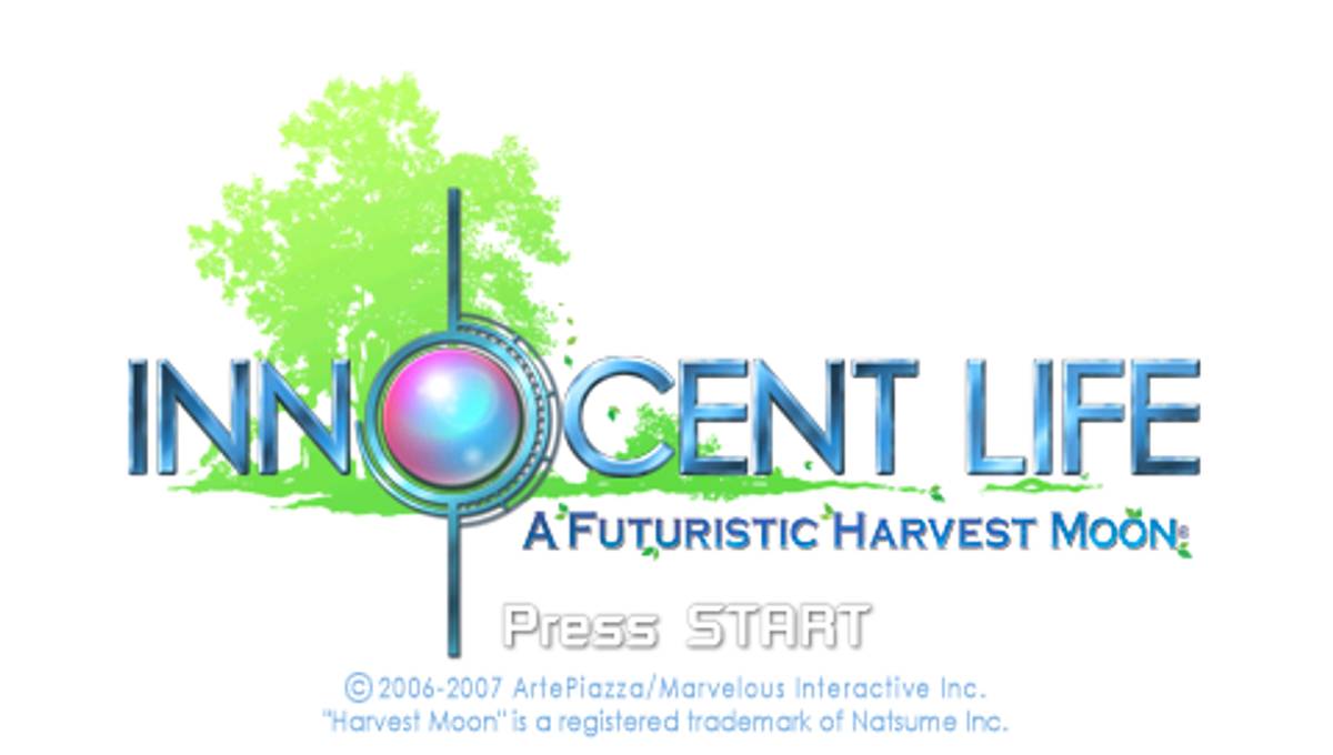 Innocent Life: A Futuristic Harvest Moon ISO - PSP screenshot 1