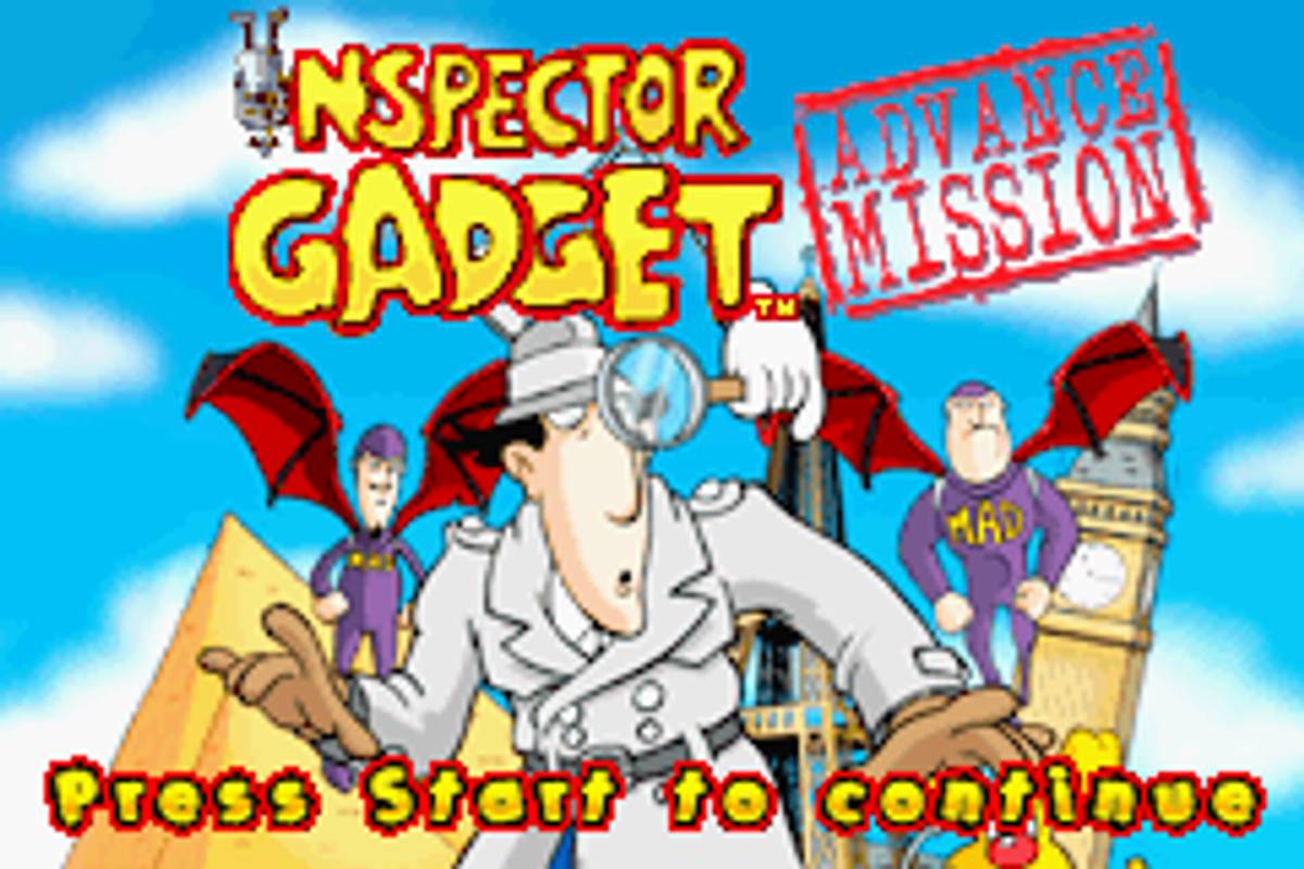 Inspector Gadget: Advance Mission ROM - GBA screenshot 1