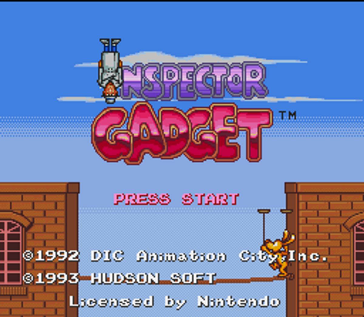 Inspector Gadget ROM - SNES screenshot 1