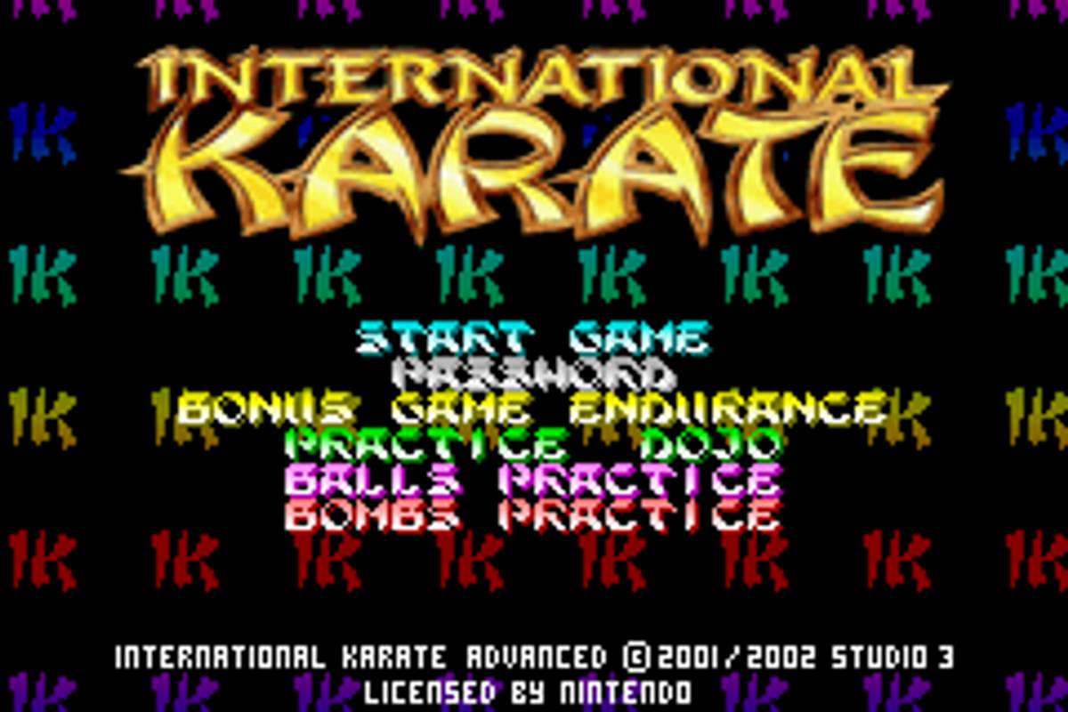 International Karate Advanced ROM - GBA screenshot 2