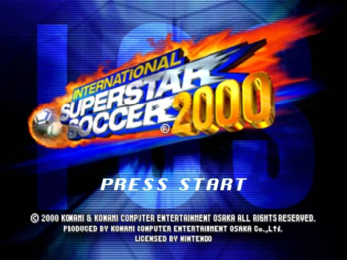 International Superstar Soccer 2000 ROM - N64 screenshot 1