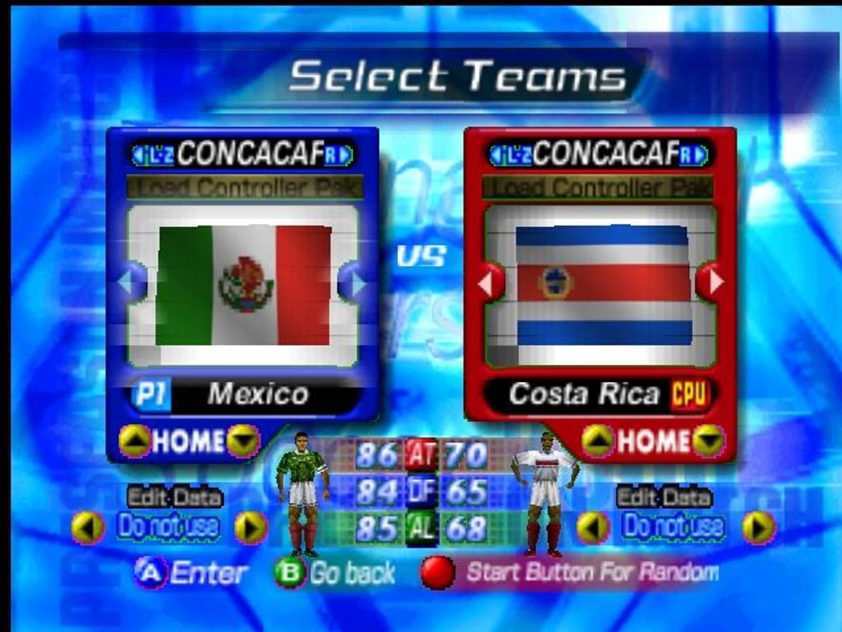 International Superstar Soccer 2000 ROM - N64 screenshot 3