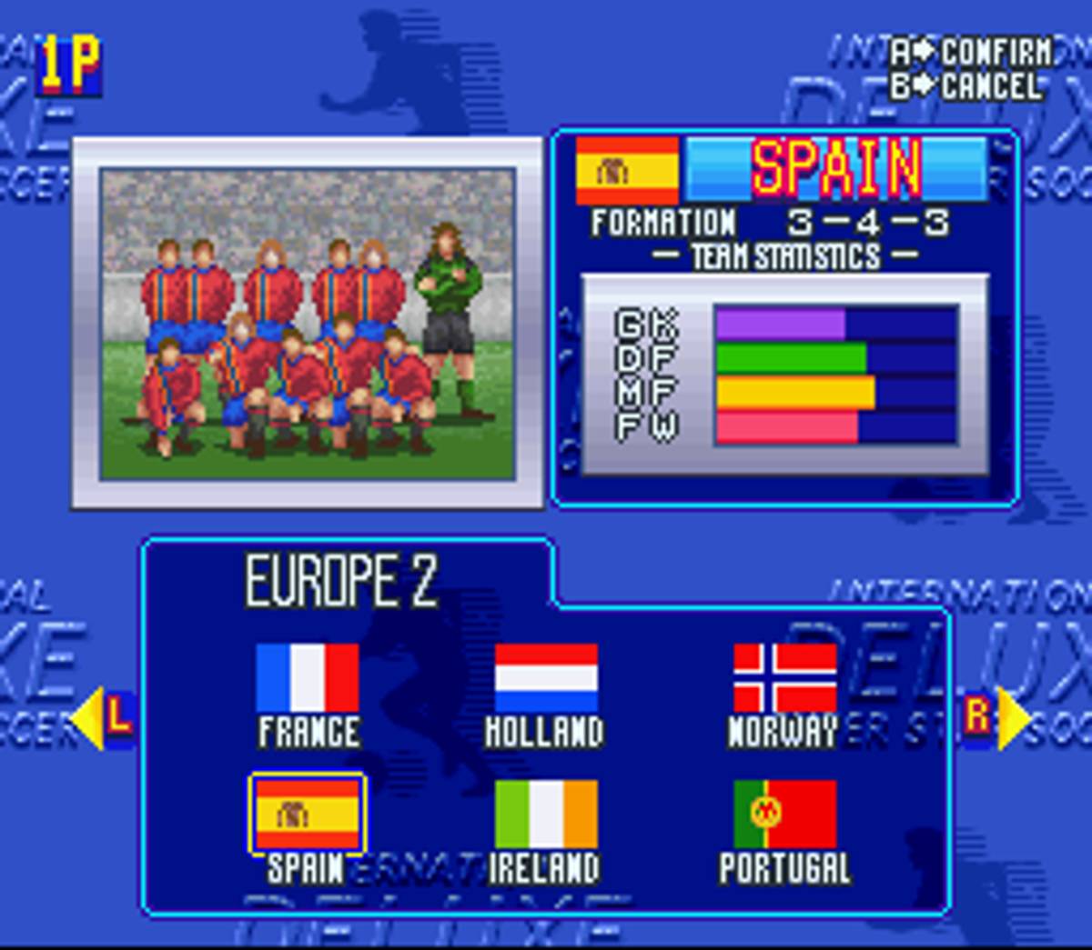 International Superstar Soccer Deluxe ROM - SNES screenshot 5