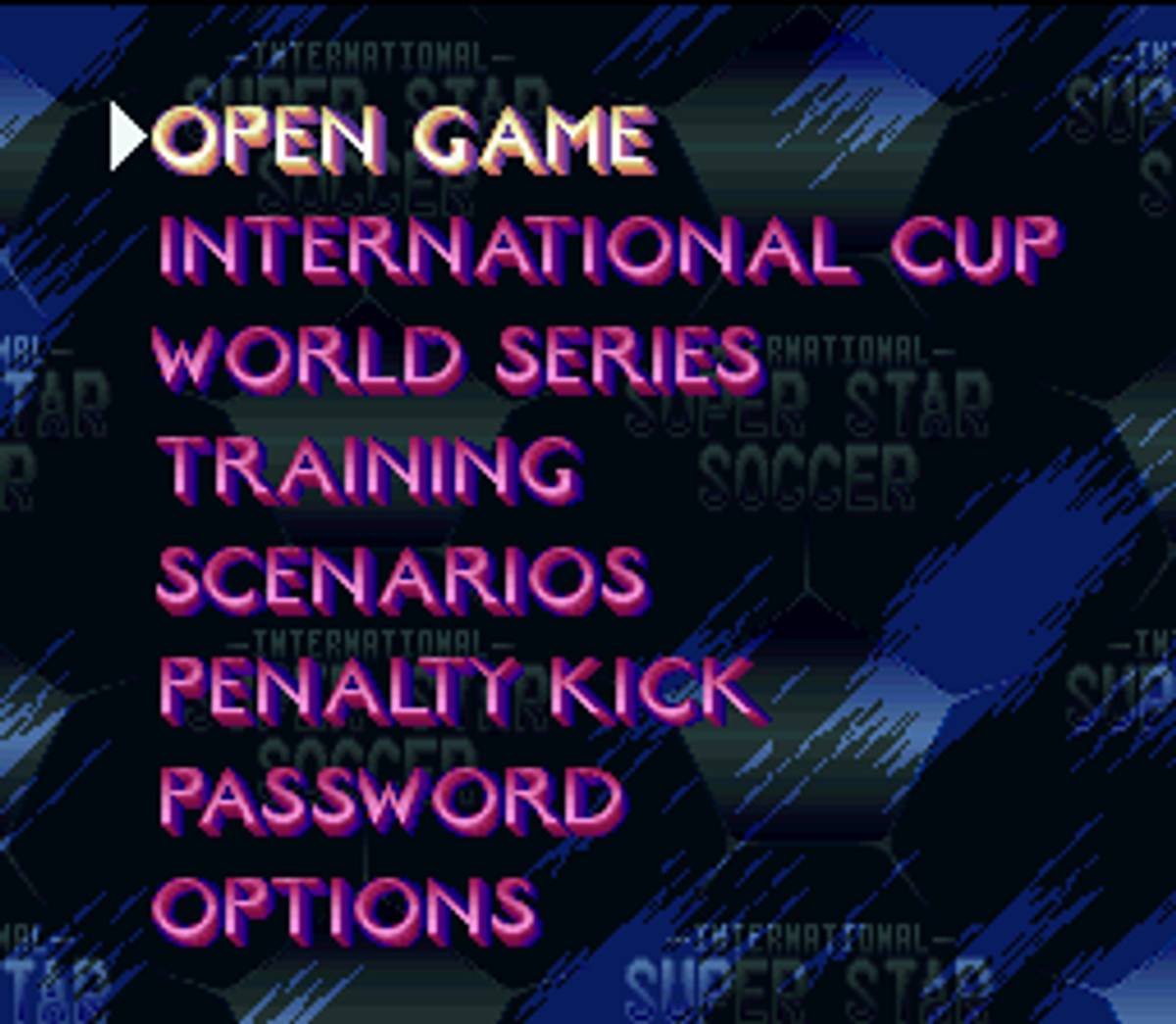 International Superstar Soccer ROM - SNES screenshot 4