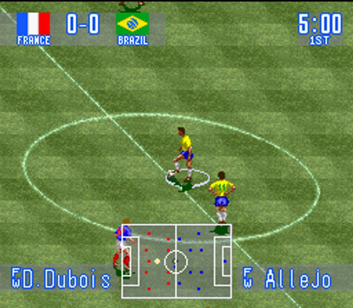 International Superstar Soccer ROM - SNES screenshot 6