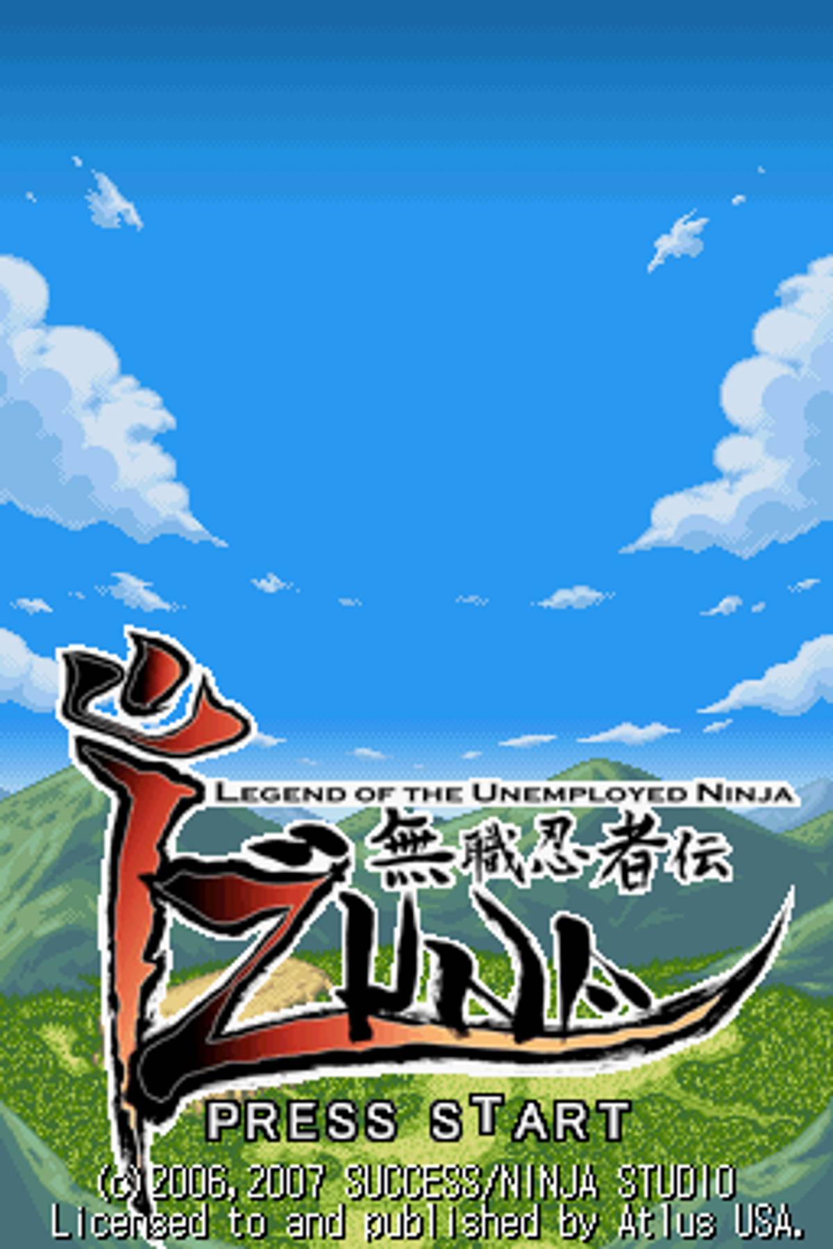 Izuna: Legend of the Unemployed Ninja ROM - NDS screenshot 1