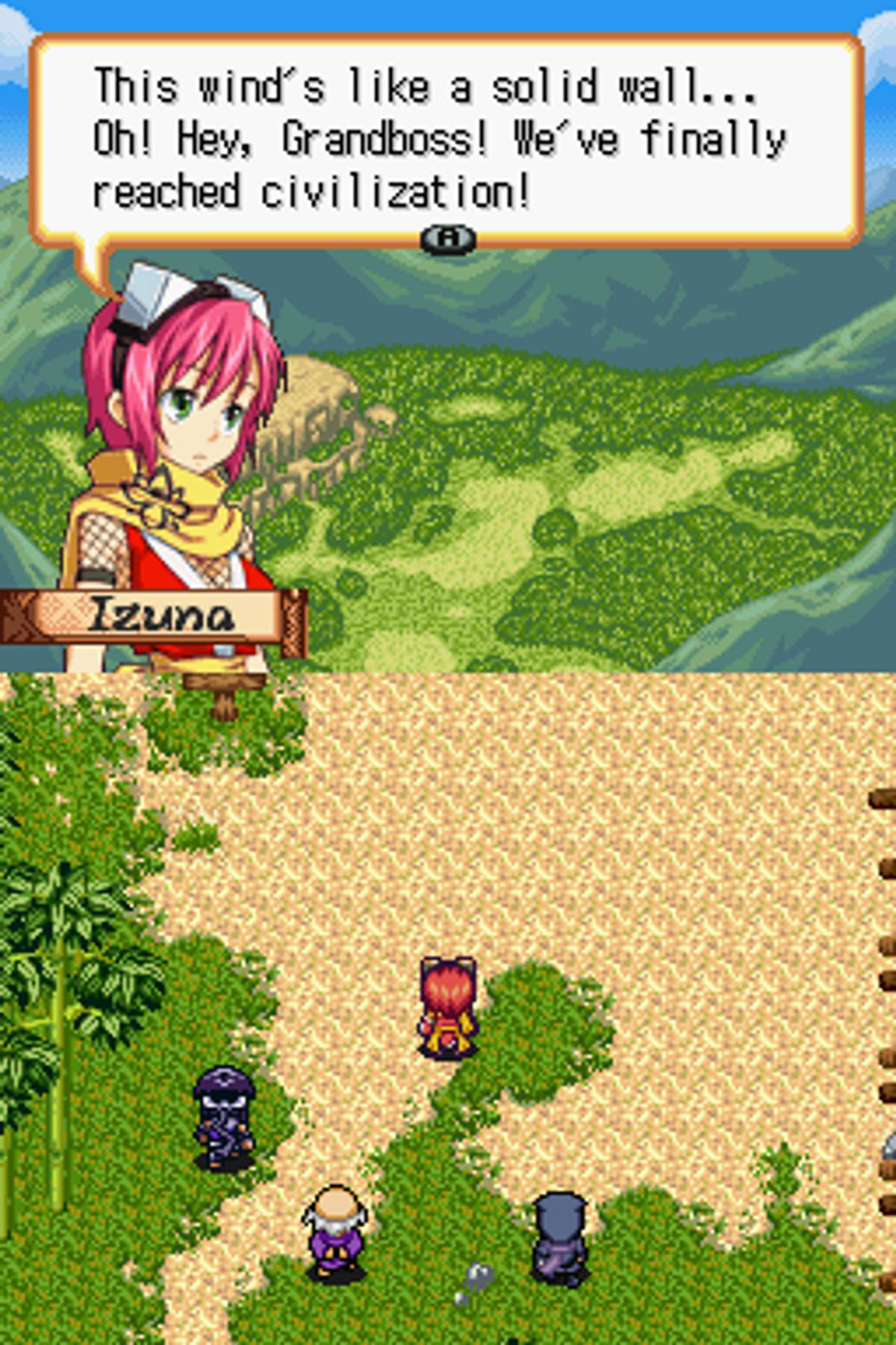 Izuna: Legend of the Unemployed Ninja ROM - NDS screenshot 3