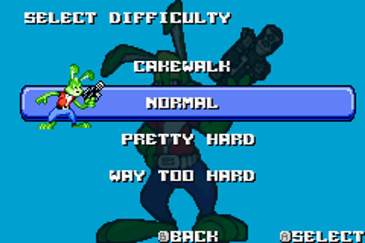 Jazz Jackrabbit ROM - GBA screenshot 2