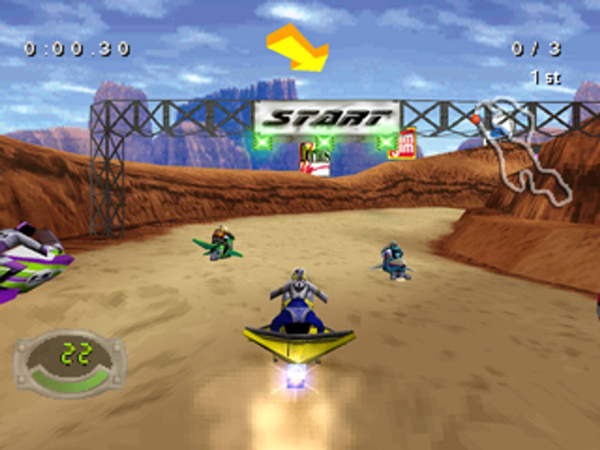 Jet Moto 3 ISO - PS1 screenshot 8