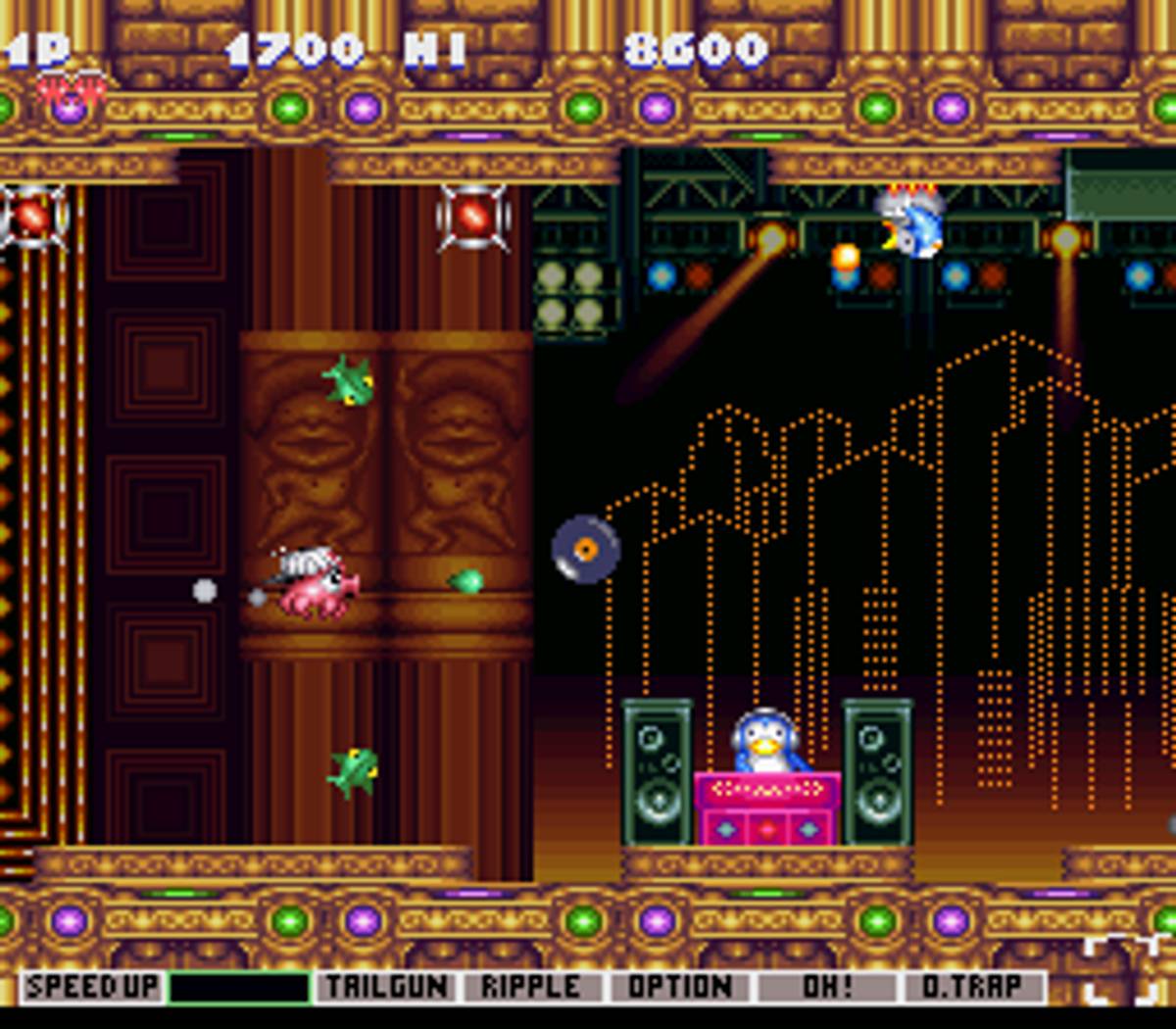 Jikkyō Oshaberi Parodius ROM - SNES screenshot 10