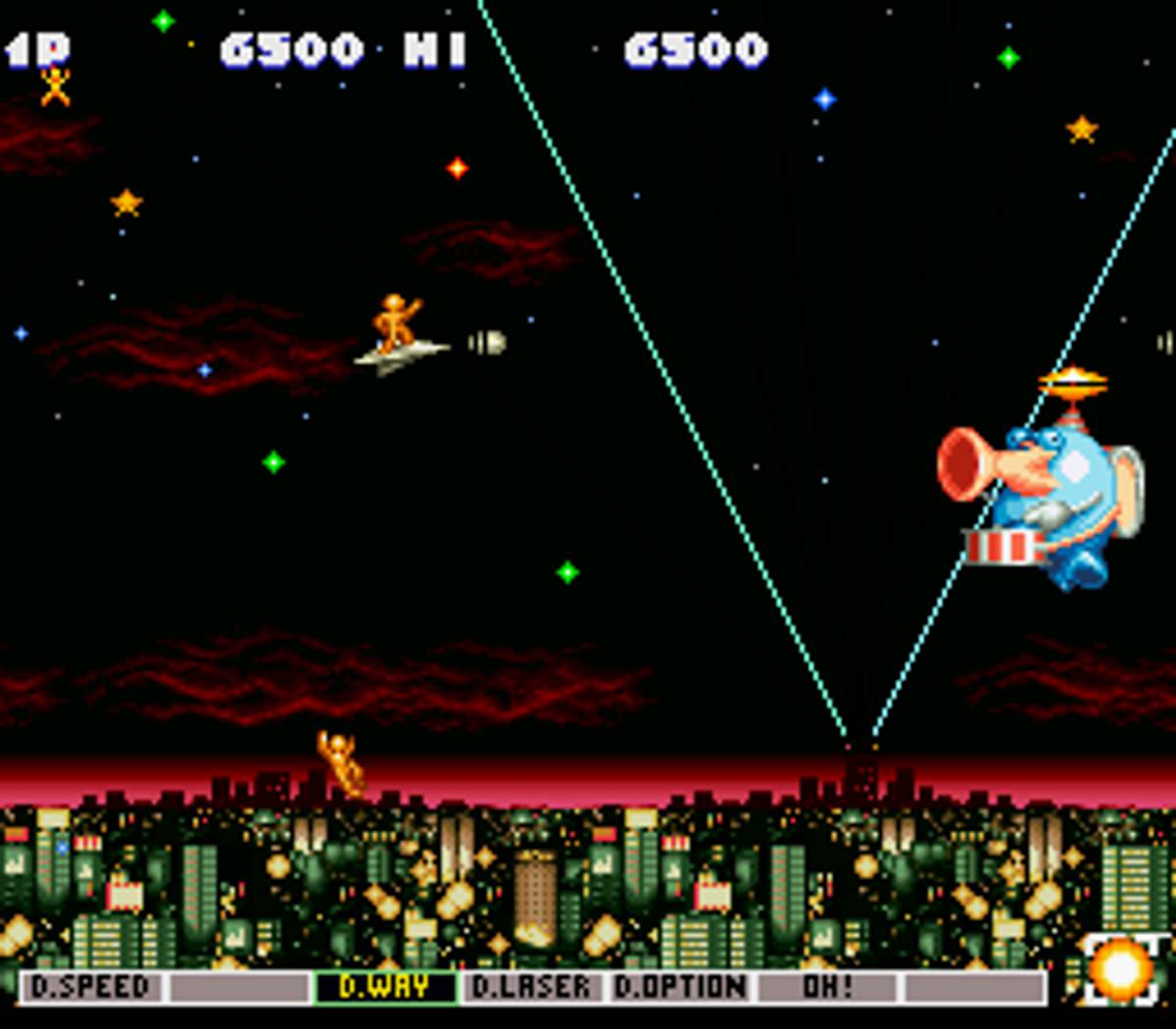 Jikkyō Oshaberi Parodius ROM - SNES screenshot 7
