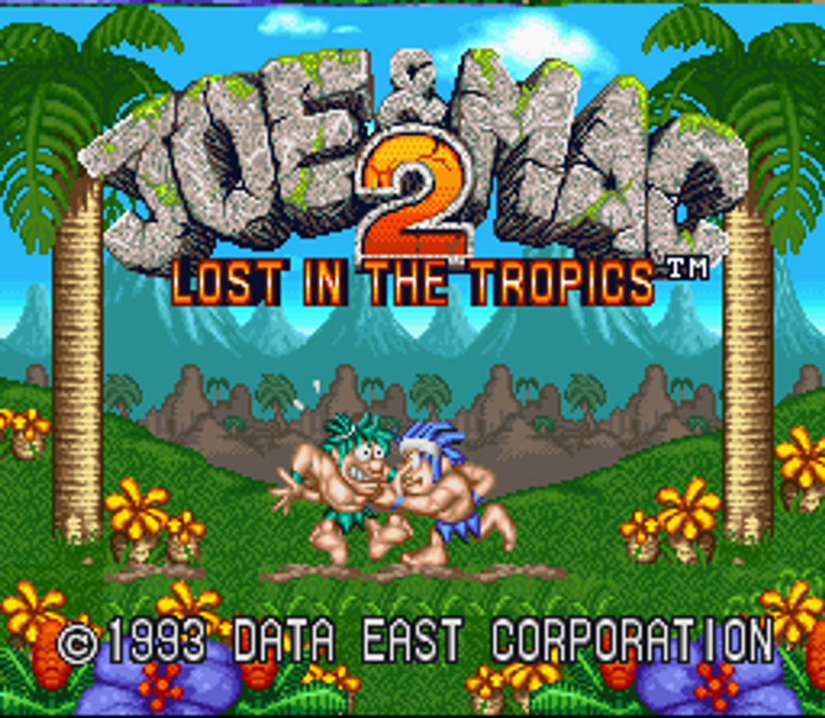 Joe & Mac 2: Lost in the Tropics ROM - SNES screenshot 1