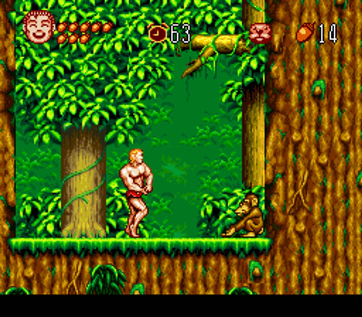Jungle no Ōja Tar-chan ROM - SNES screenshot 7