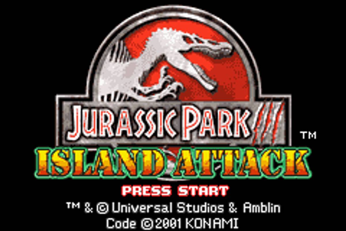 Jurassic Park III: Island Attack ROM - GBA screenshot 1
