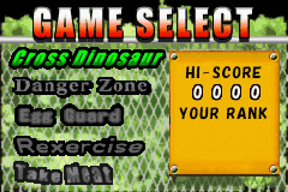 Jurassic Park Institute Tour: Dinosaur Rescue ROM - GBA screenshot 3