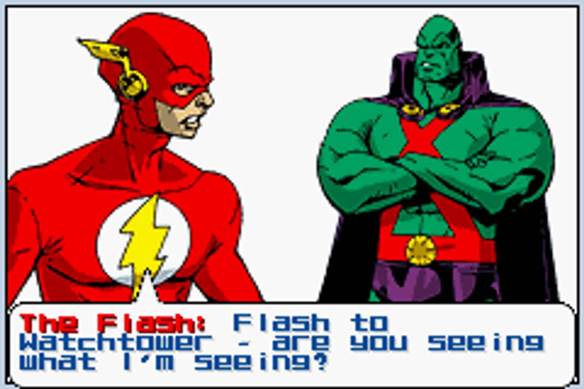 Justice League Heroes: The Flash ROM - GBA screenshot 3