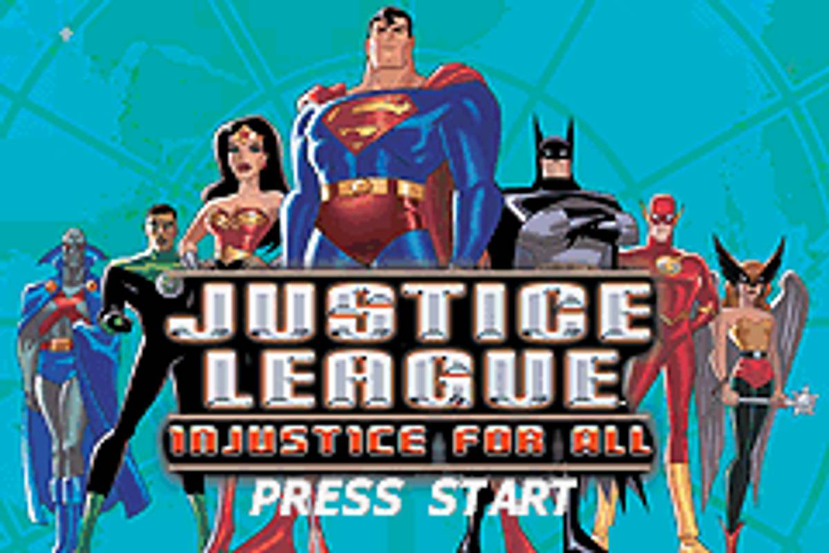 Justice League: Injustice for All ROM - GBA screenshot 1