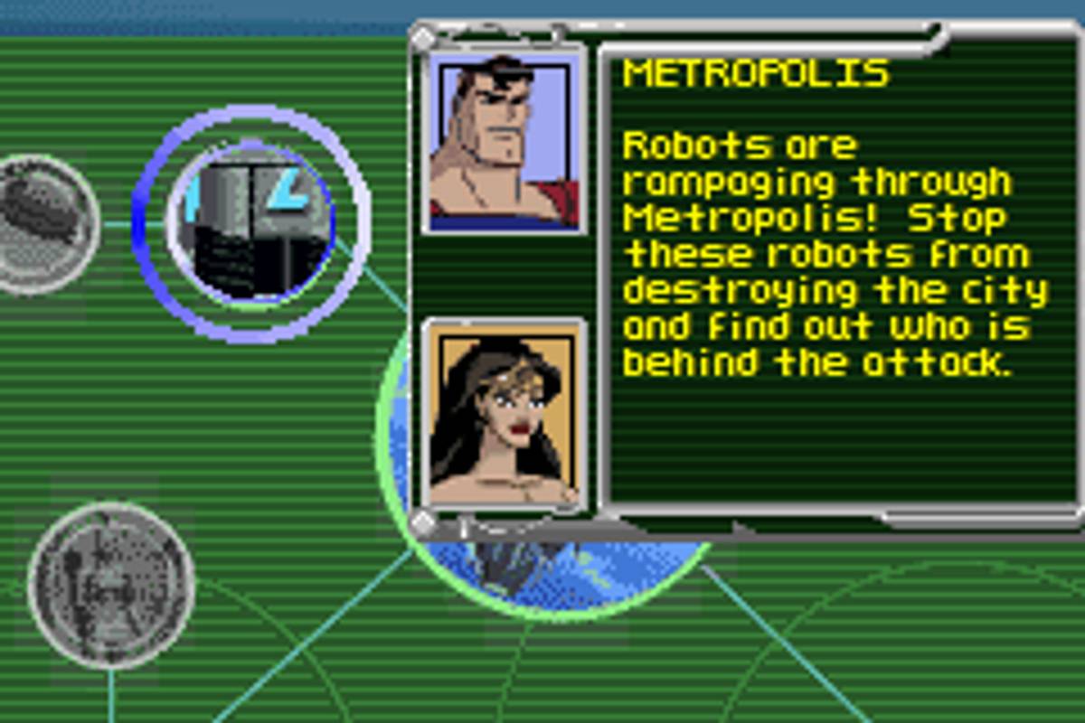 Justice League: Injustice for All ROM - GBA screenshot 3
