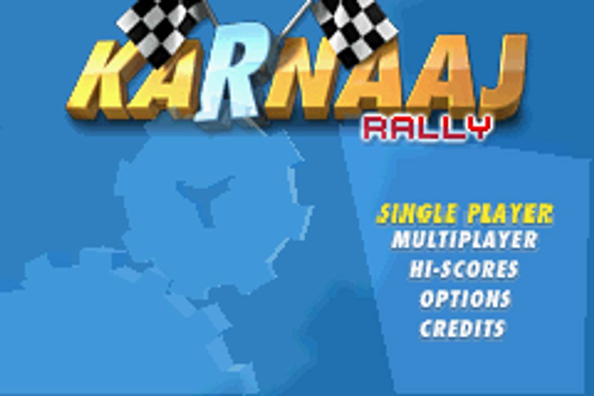 Karnaaj Rally ROM - GBA screenshot 2