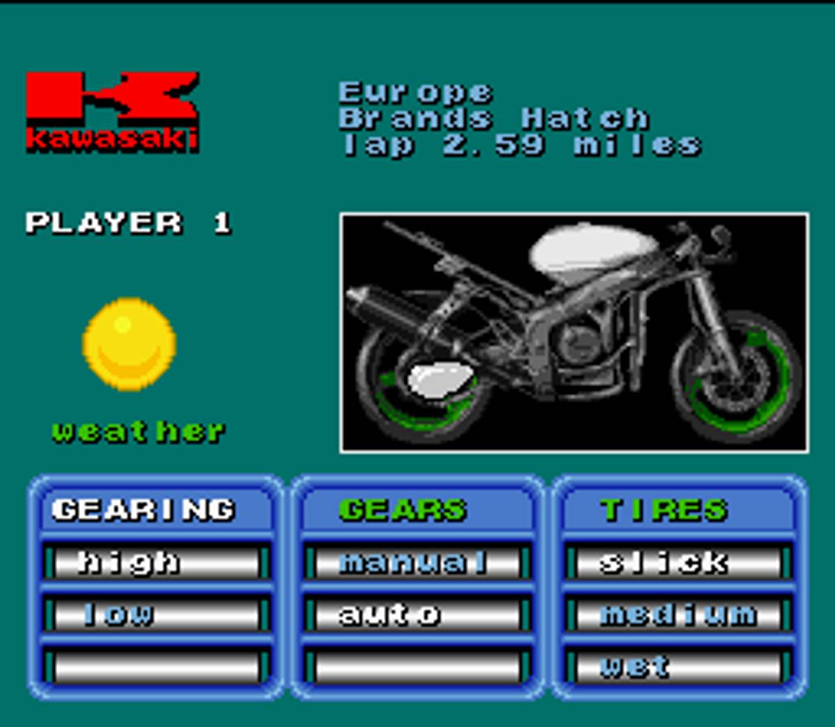 Kawasaki Superbike Challenge ROM - SNES screenshot 5