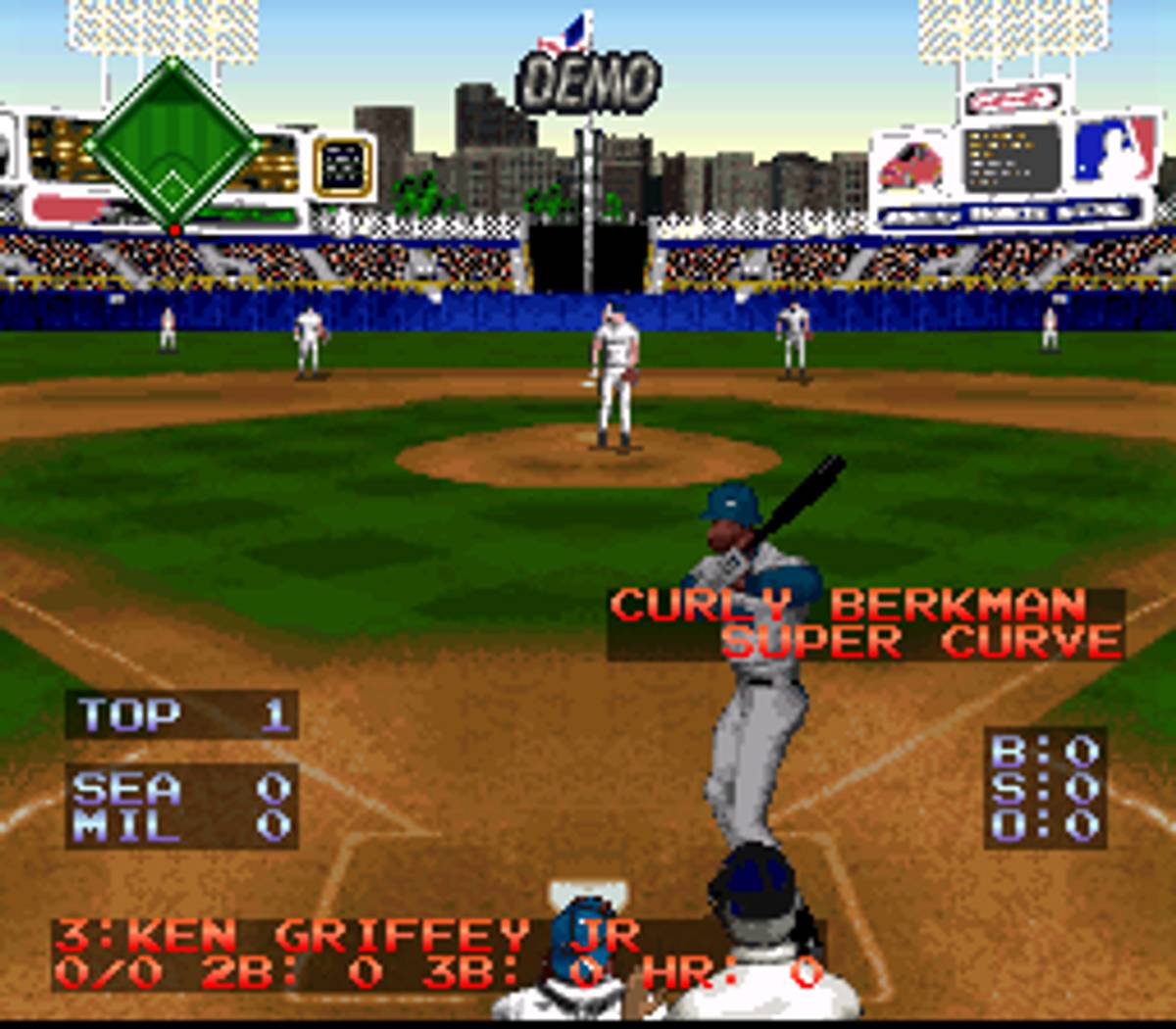 Ken Griffey Jr.'s Winning Run ROM - SNES screenshot 7