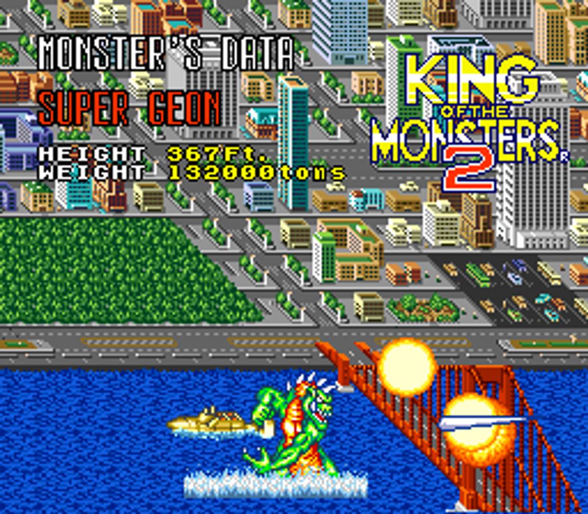 King of the Monsters 2: The Next Thing ROM - SNES screenshot 2