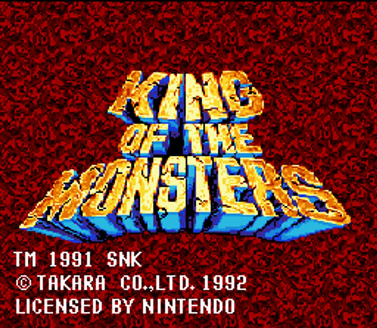 King of the Monsters ROM - SNES screenshot 1