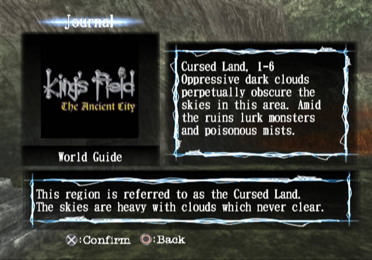 King's Field: The Ancient City ISO - PS2 screenshot 10