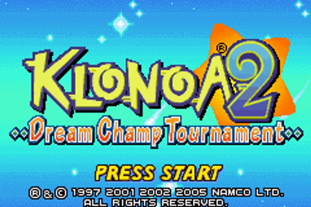 Klonoa 2: Dream Champ Tournament ROM - GBA screenshot 1