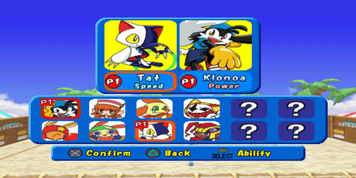 Klonoa Beach Volleyball ISO - PS1 screenshot 4