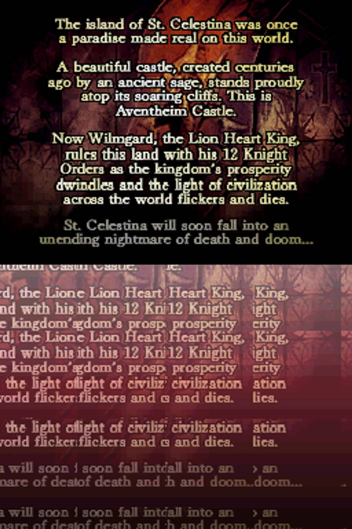 Knights in the Nightmare ROM - NDS screenshot 3