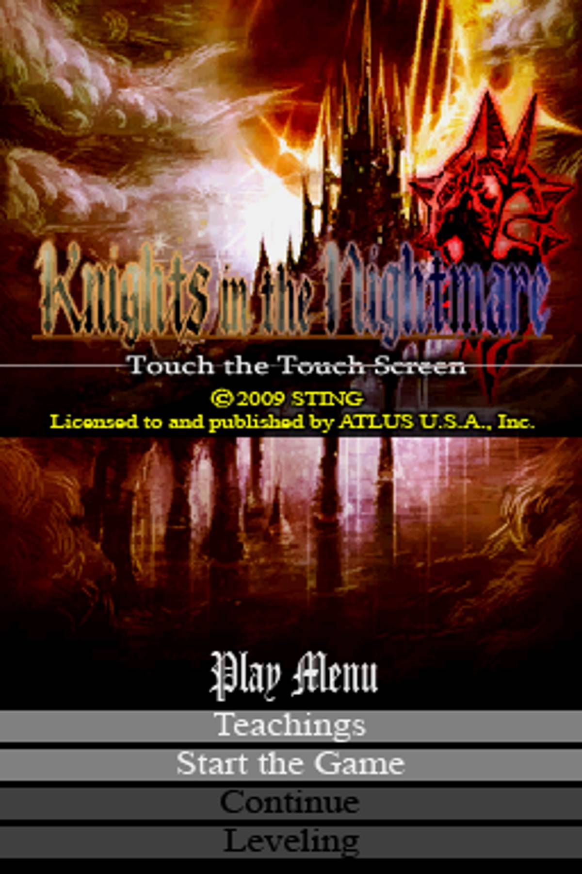 Knights in the Nightmare ROM - NDS screenshot 8