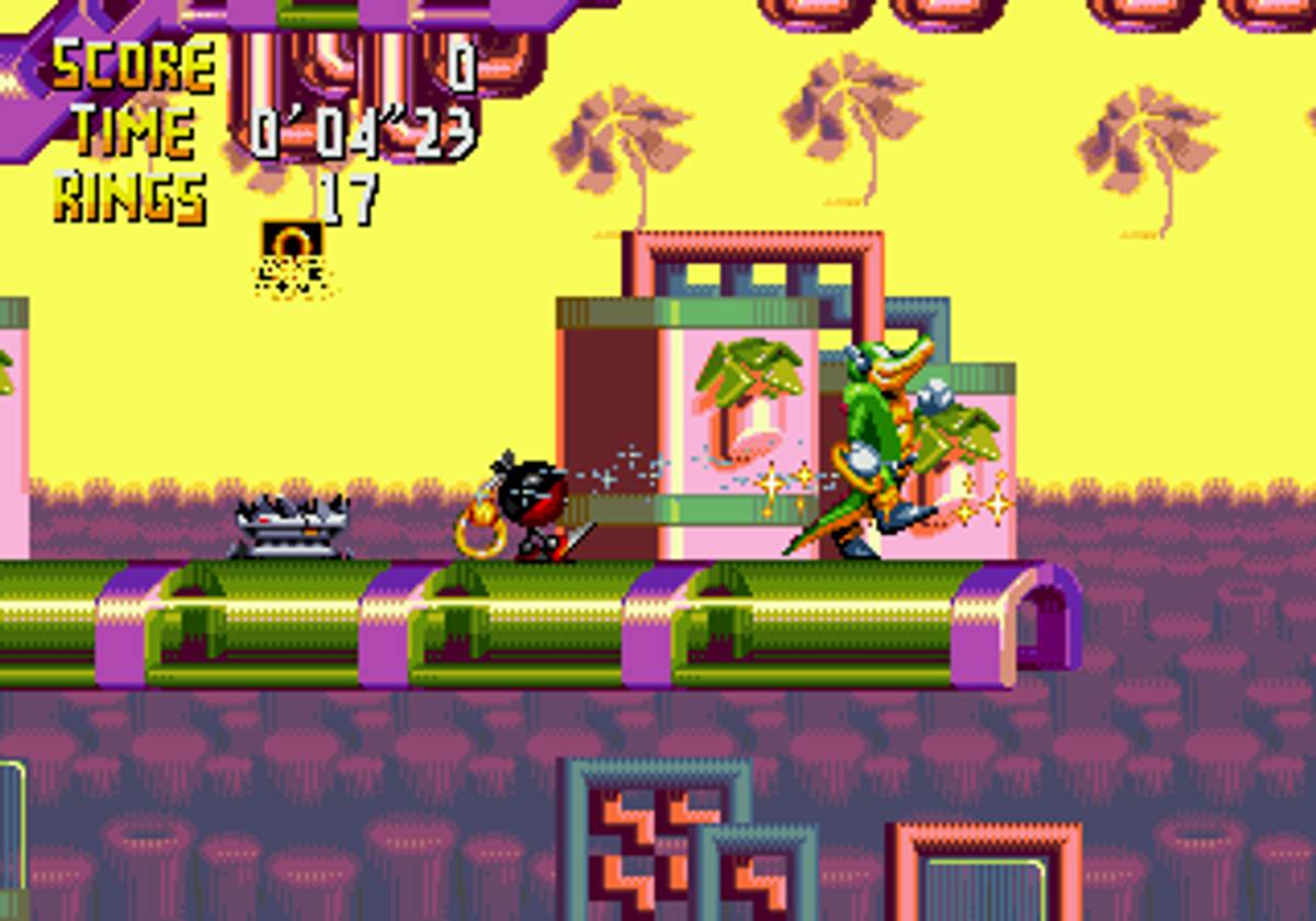 Knuckles' Chaotix ROM - Genesis screenshot 2