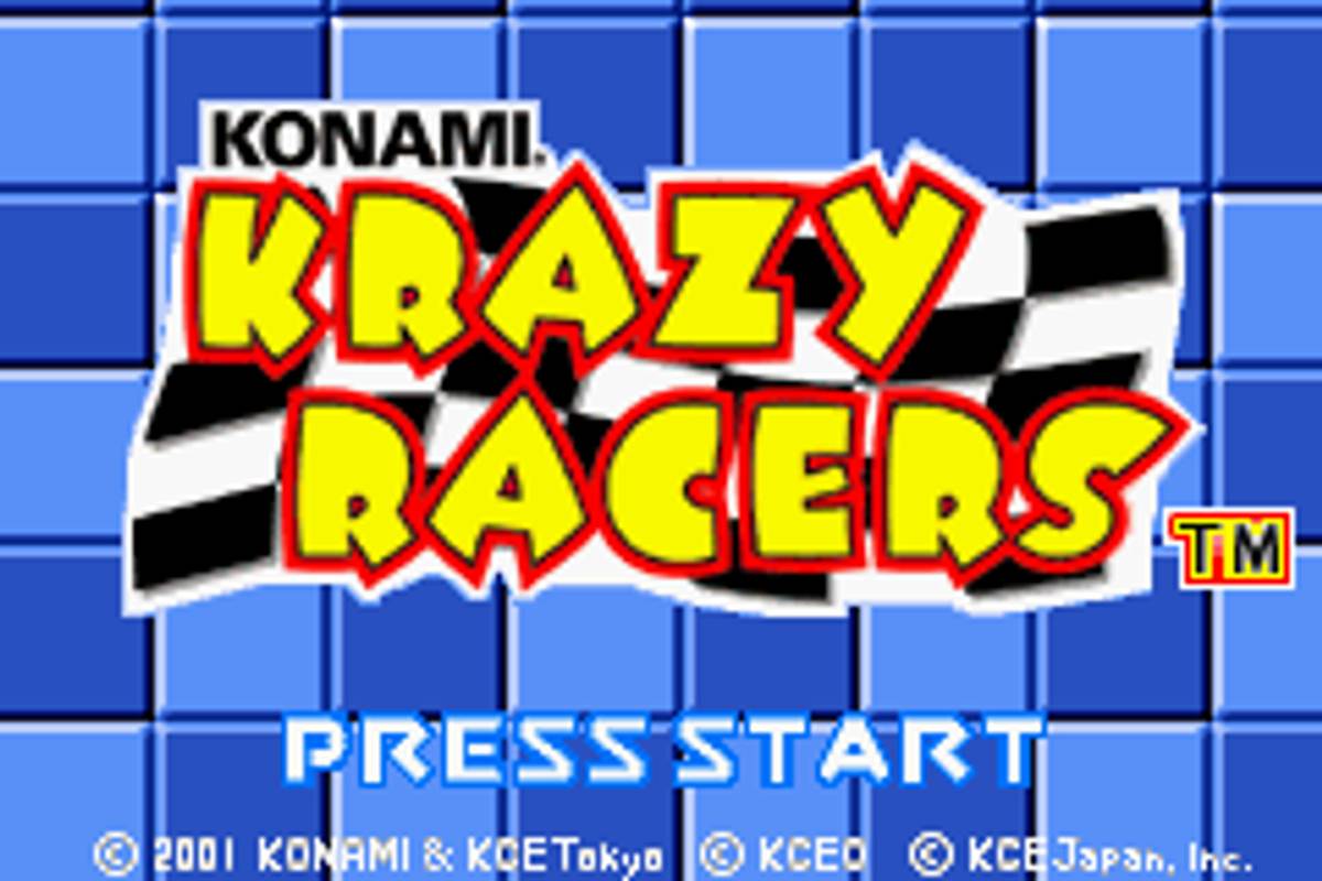 Konami Krazy Racers ROM - GBA screenshot 1