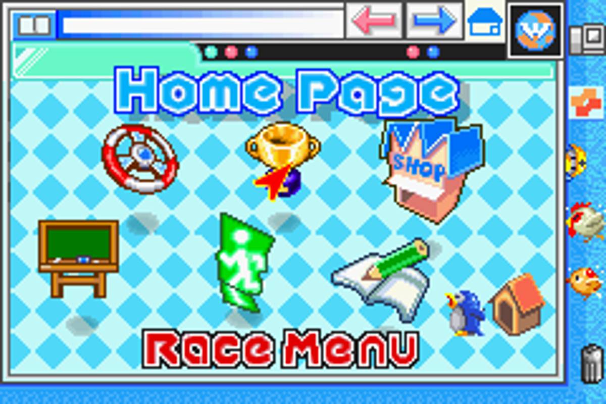 Konami Krazy Racers ROM - GBA screenshot 2