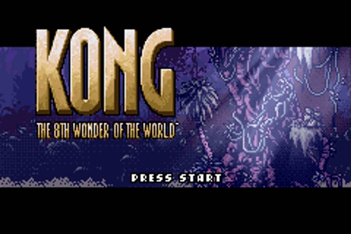 Kong: The 8th Wonder of the World ROM - GBA screenshot 1