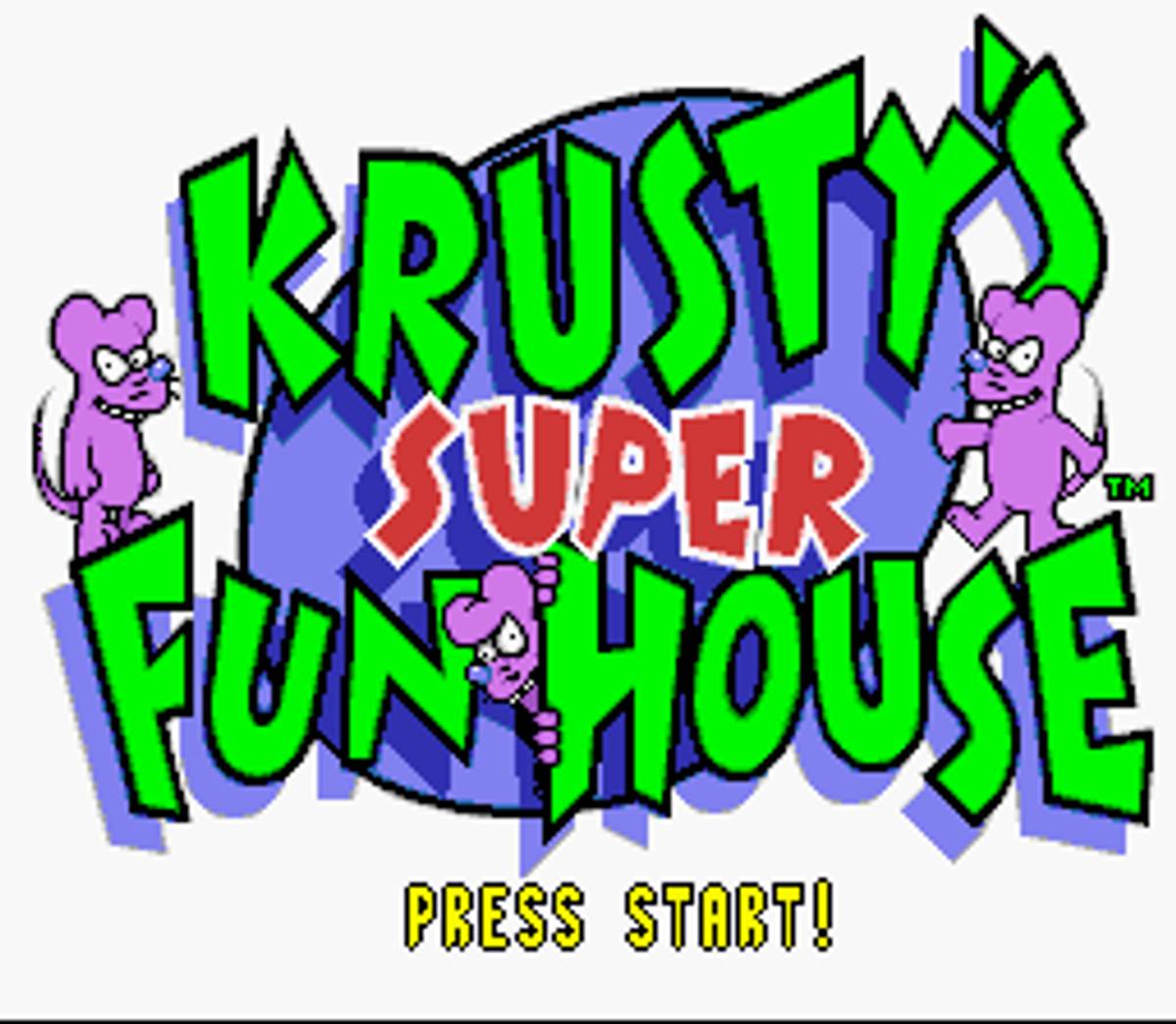 Krusty's Super Fun House ROM - SNES screenshot 1