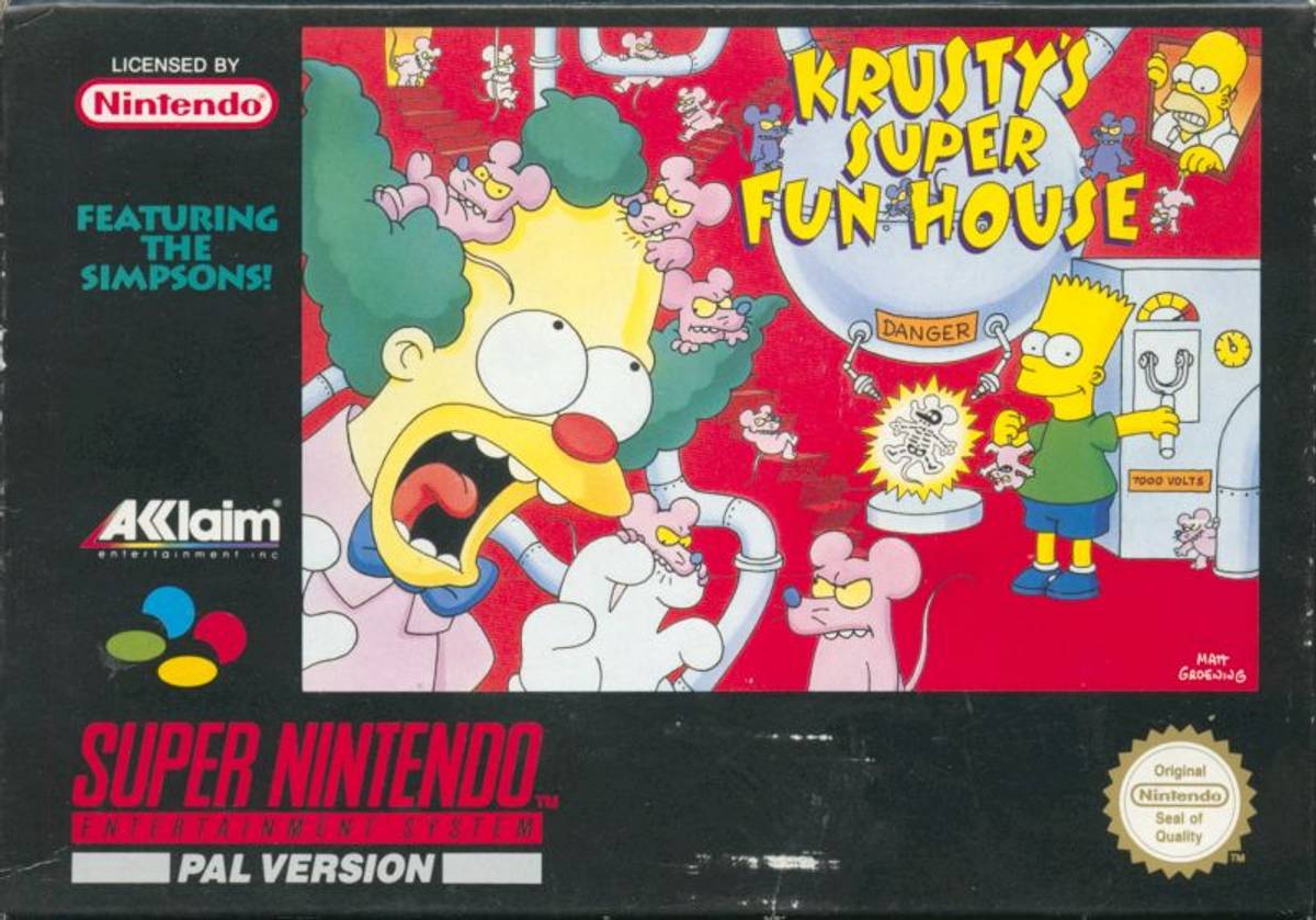 Download Torrent Krusty’s Super Fun House ROM – SNES
