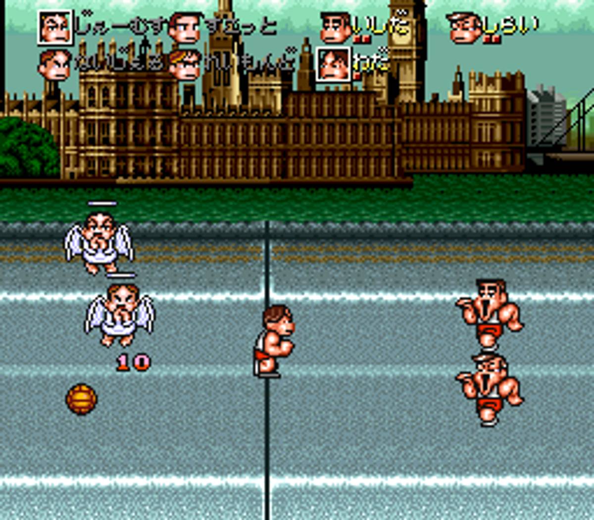 Kunio-kun no Dodge Ball da yo: Zenin Shūgo ROM - SNES screenshot 9