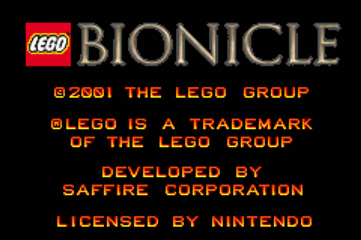 LEGO Bionicle ROM - GBA screenshot 1