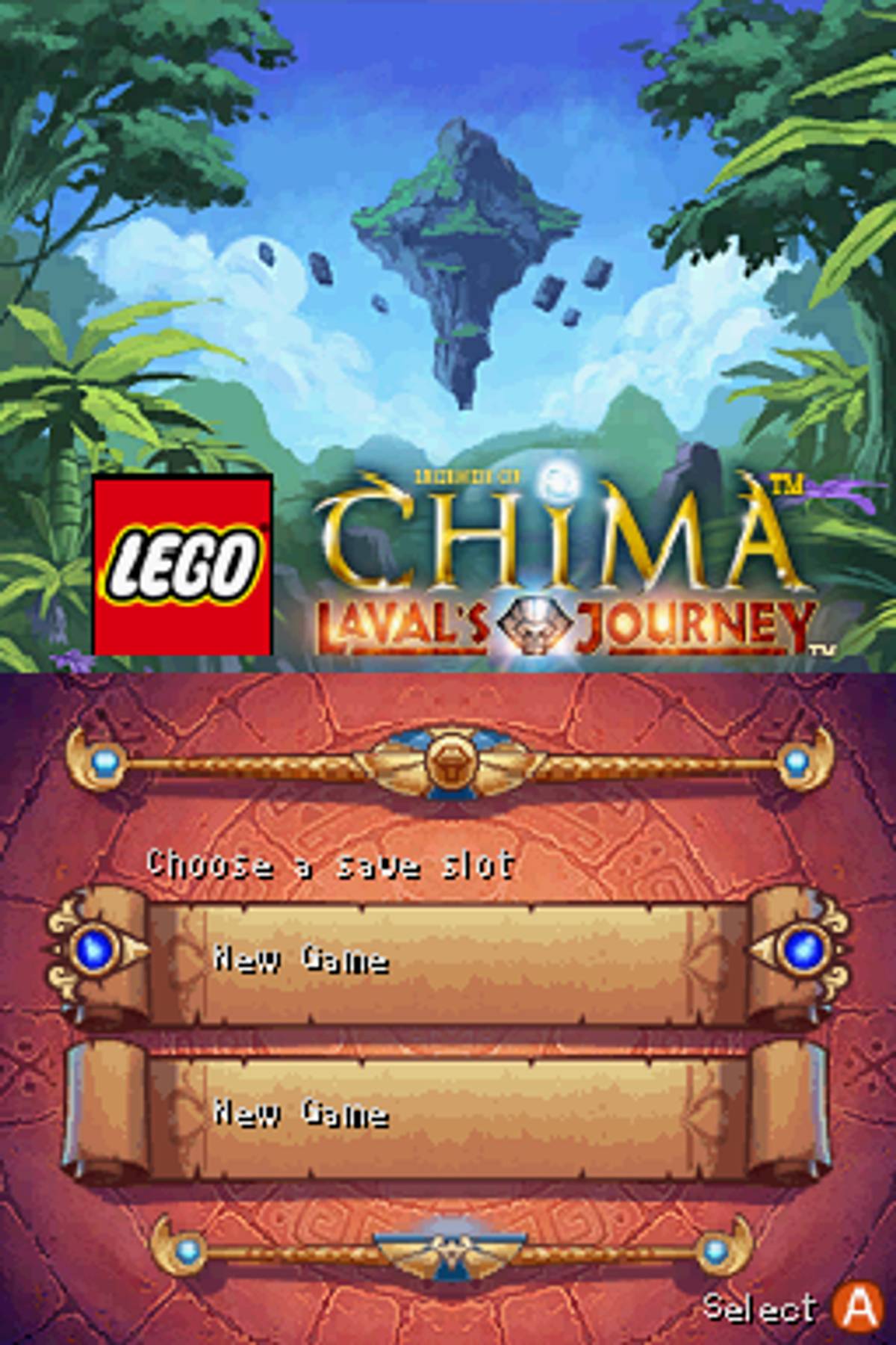 LEGO Legends of Chima: Laval's Journey ROM - NDS screenshot 1