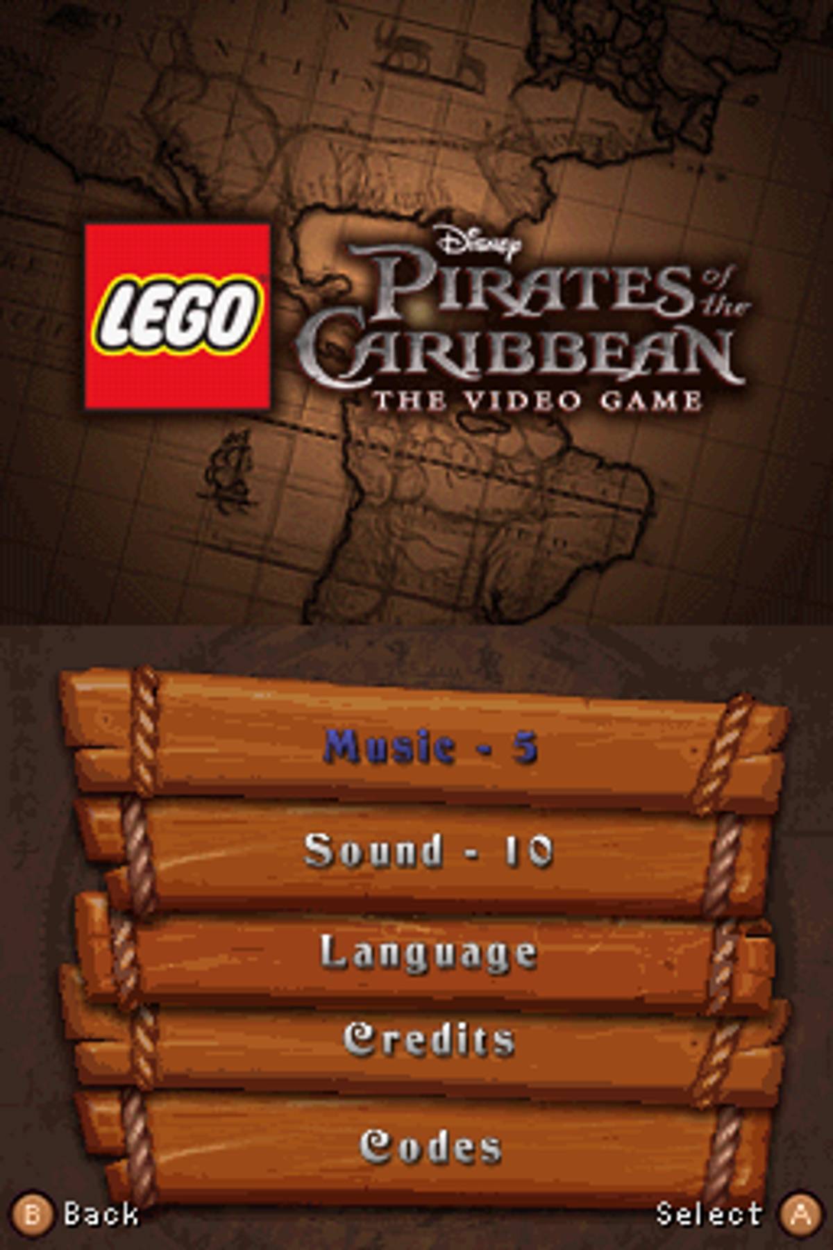 LEGO Pirates of the Caribbean: The Video Game ROM - NDS screenshot 2
