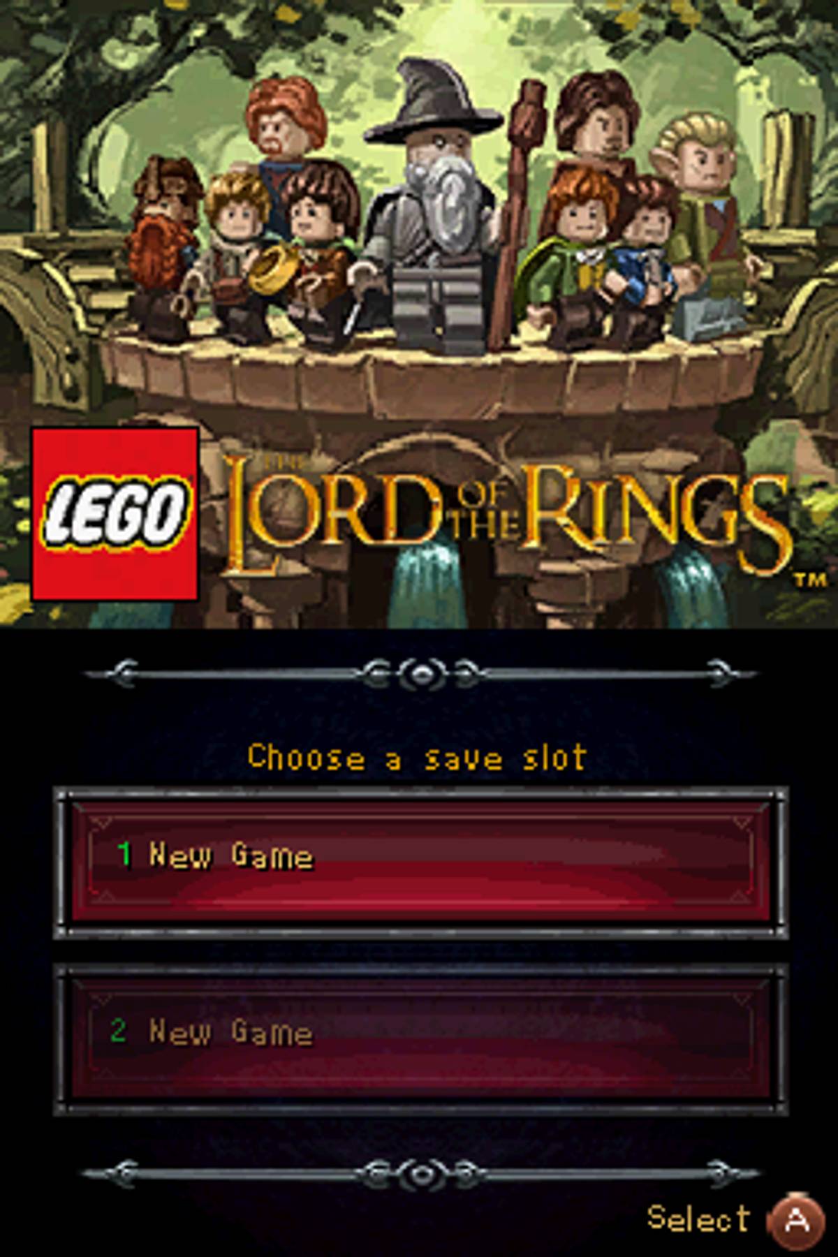 LEGO The Lord of the Rings ROM - NDS screenshot 1
