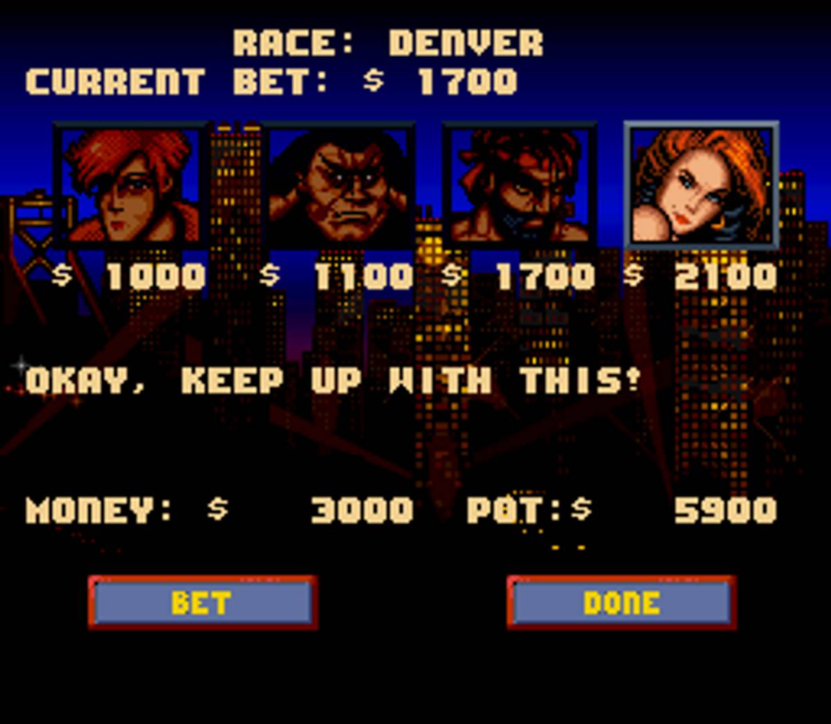 Lamborghini: American Challenge ROM - SNES screenshot 6