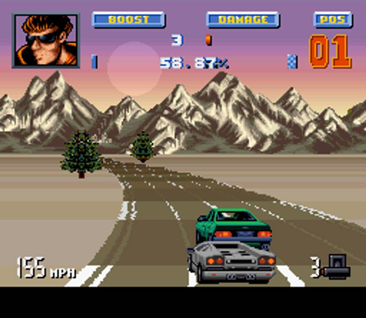 Lamborghini: American Challenge ROM - SNES screenshot 8