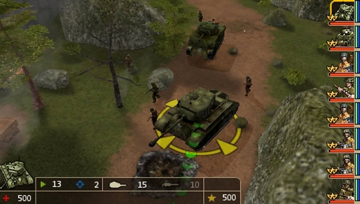Legends of War: Patton's Campaign ISO - PSP screenshot 10