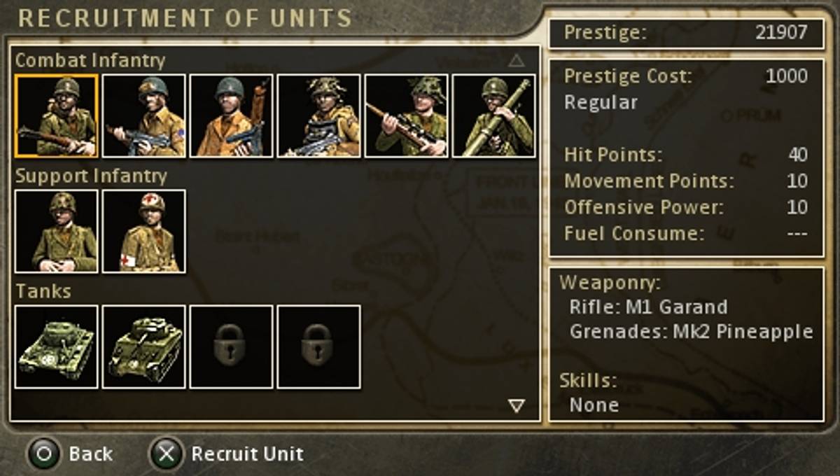 Legends of War: Patton's Campaign ISO - PSP screenshot 8