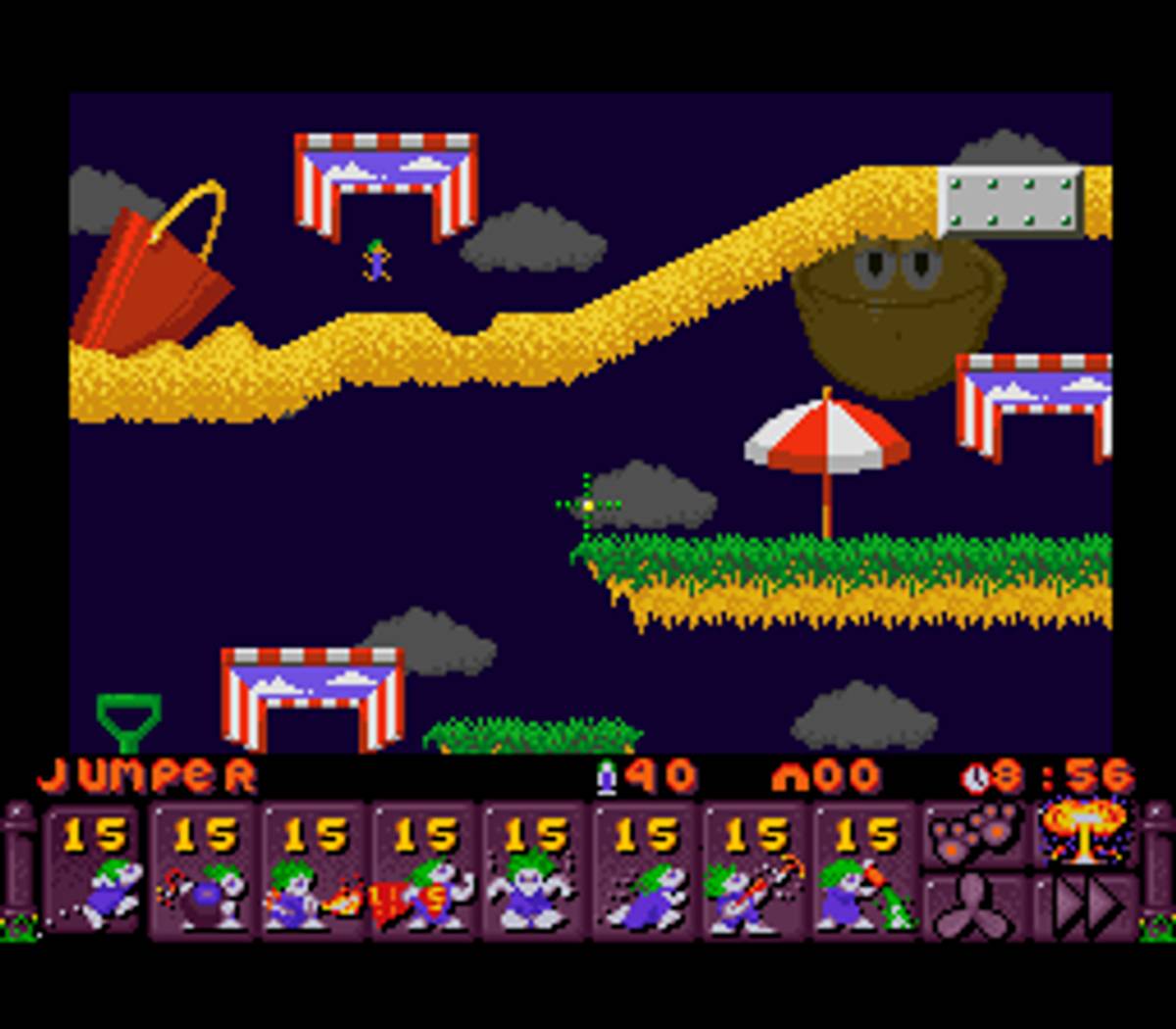 Lemmings 2: The Tribes ROM - SNES screenshot 6